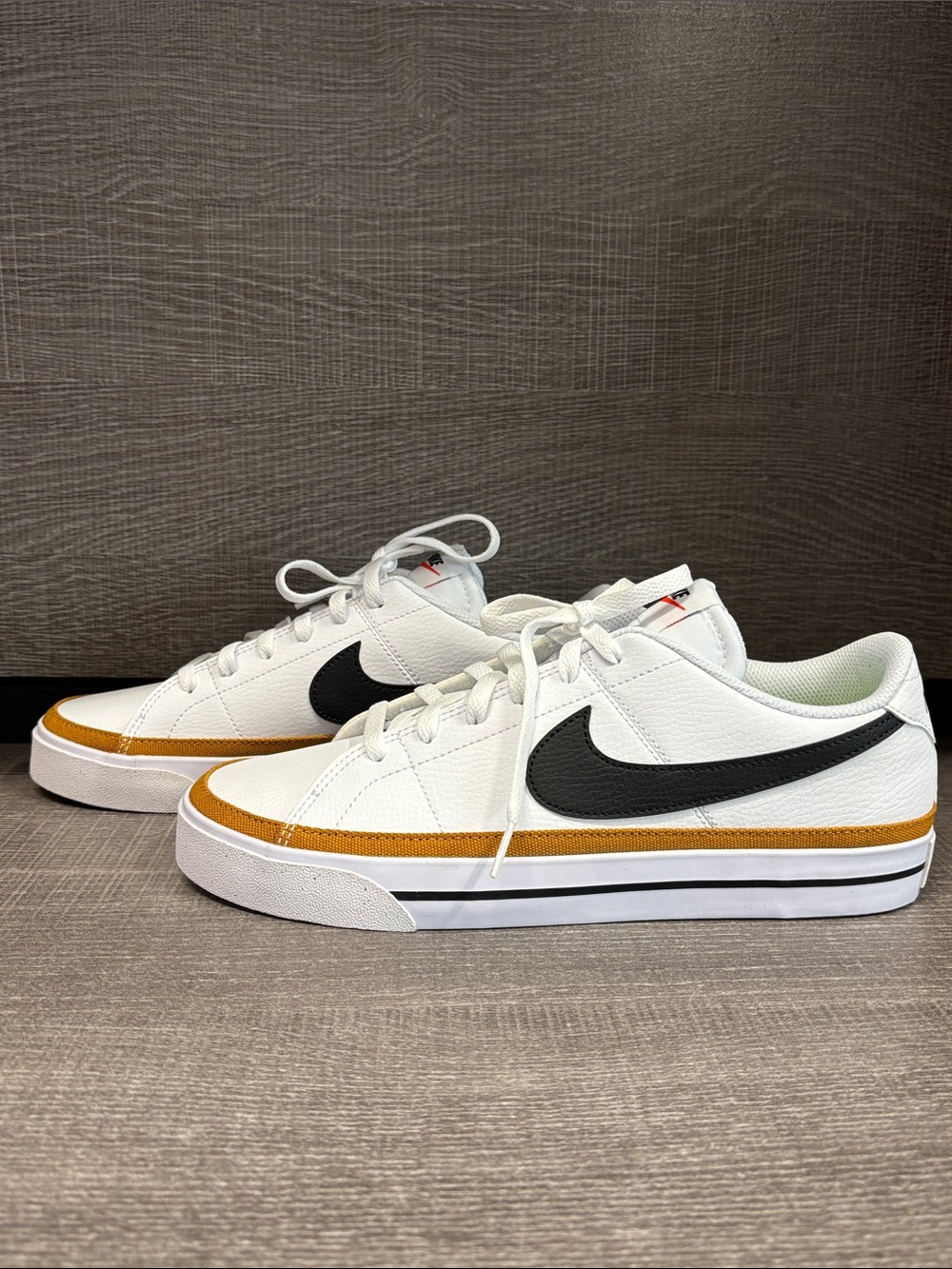 Women's Nike Court Legacy Next Nature Low Top Shoes (White/Black) - Size 10.5